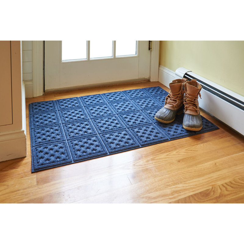 Red Barrel Studio® Mats Inc. Aqua Thirst Rubber Back Lattice Door Mat